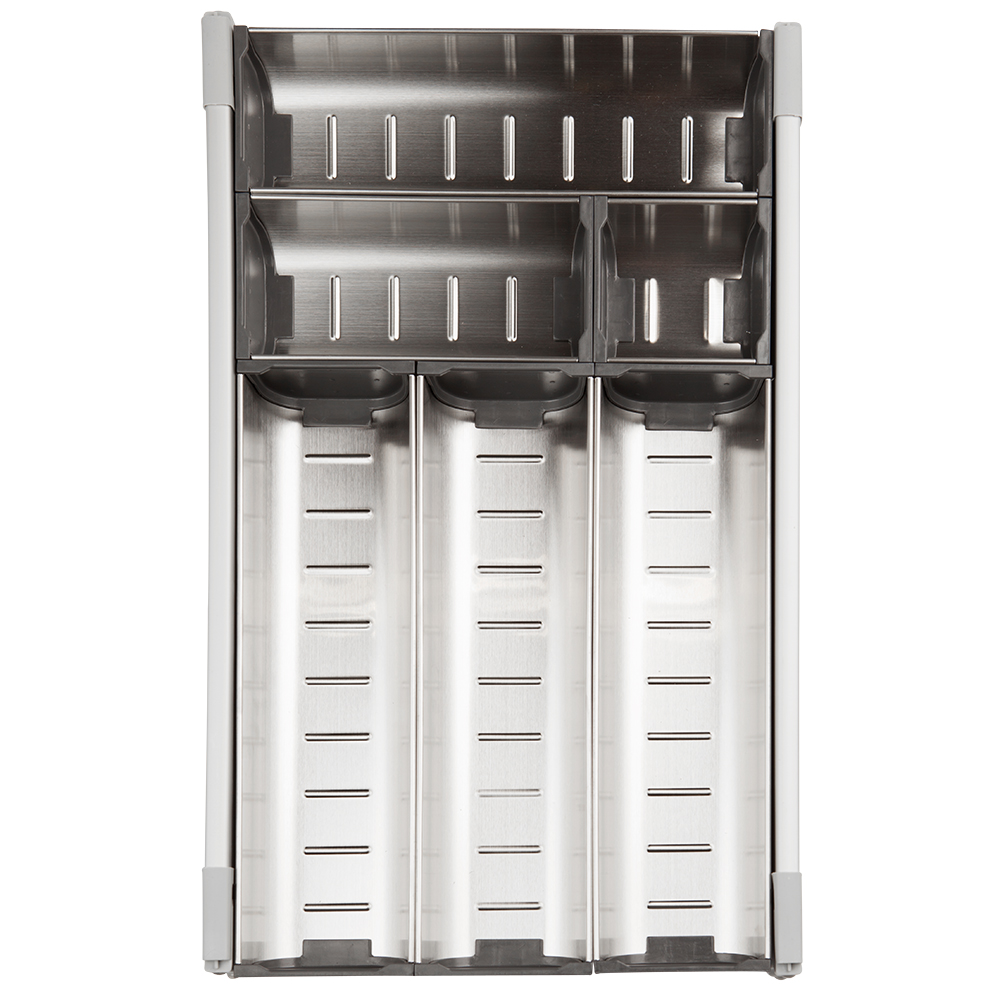 Dtc Smooth Modular Cutlery Tray Set 500W X 500L (Stainless Steel) Nikpol