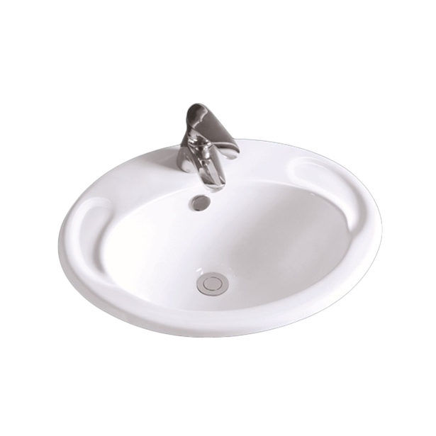 Amalfi Stanley Semi-Recessed Basin (White) - Nikpol