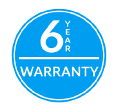 6 Year Warranty